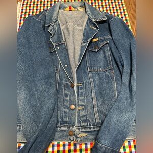 Vintage 80’s Rustler Denim Jacket L